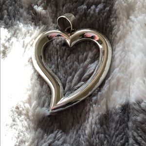 Open Heart pendant made by Best